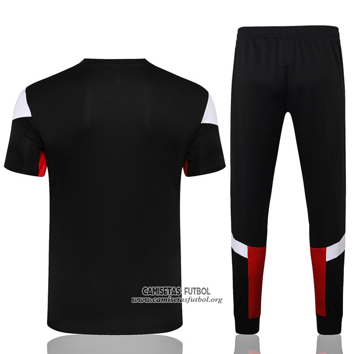 Chandal del AC Milan Manga Corta 2021/2022 Negro